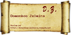 Domonkos Zelmira névjegykártya